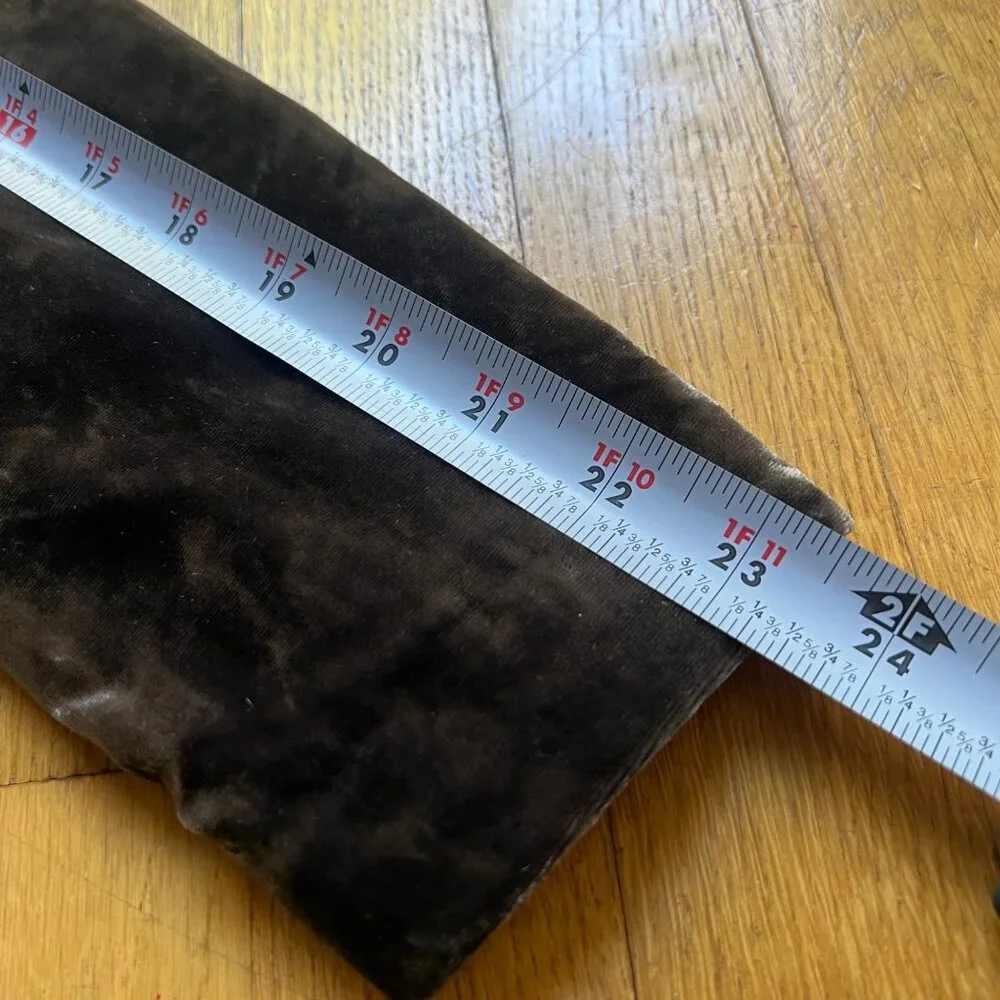 Anthropologie Dark Brown Velvet Blazer - Picture 14 of 16